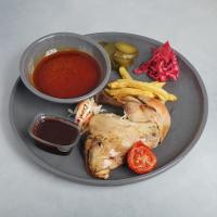 خوراک مرغ سرخ شده