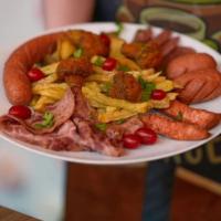 بشقاب مزه سوسیس