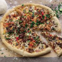 پیتزا تک نفره گوشت و پنیر