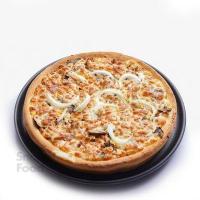 پیتزا گوشت و قارچ آمریکایی