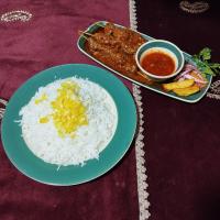 چلو کباب حسینی (کباب چوبی)