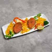 خوراک ماهی سرخ شده