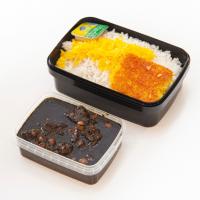 چلو خورشت قورمه سبزی