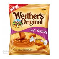 تافی کره ای نرم با مغز کارامل Werther’s Soft Toffees وردرز 