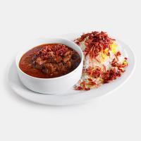 چلو خورشت قیمه نثار نرمال