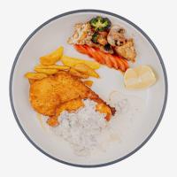 بشقاب شنیسل مرغ