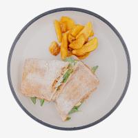 ساندویچ مرغ و بادمجان