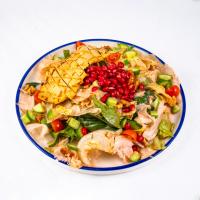 سالاد توت فرنگی با مرغ