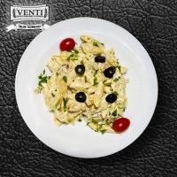 پاستا آلفردو با مرغ