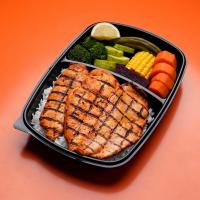 چلو استیک مرغ رژیمی