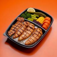 چلو فیله مرغ گریل رژیمی