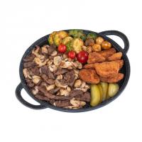 چنجه کباب گریل (کباب چوبی با قارچ)