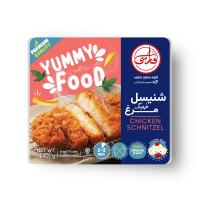 شنیسل مرغ نیمه آماده