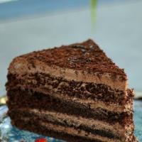 کیک خامه شکلاتی