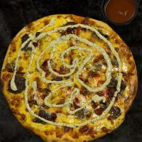 پیتزا سیر و استیک ایتالیایی