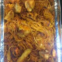 ماکارونی مرغ