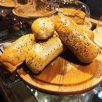 نان باگت لقمه ای کنجدی گندم