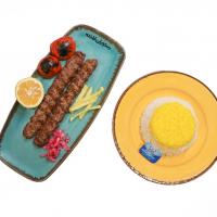 چلو کباب کوبیده مخصوص