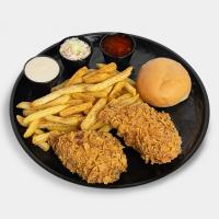 مرغ سوخاری ۲ تکه