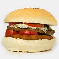 همبرگر معمولی با کتلت