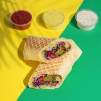 ساندویچ شاورما فلافل