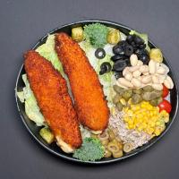 سالاد سزار با دو رول سوخاري