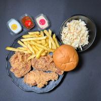 مرغ سوخاری نرمال (۳ تکه)