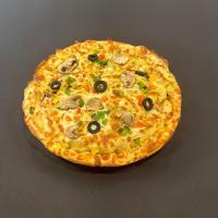 پیتزا مرغ و قارچ (یک نفره)