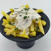 سیب زمینی با سس قارچ