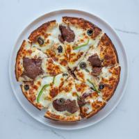 پیتزا کالیفرنیا آمریکایی (دو نفره)