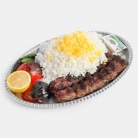 چلو کباب کوبیده دو سیخ (اقتصادی)