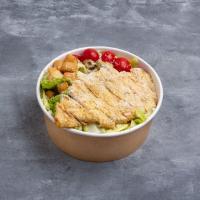 سالاد سزار با مرغ گریل