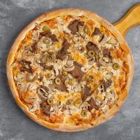 پیتزا پاسترامی ایتالیایی