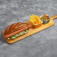 ساندویچ هات داگ لبنه