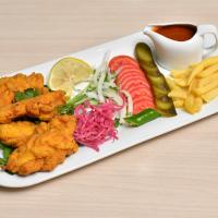 خوراک شنیسل مرغ