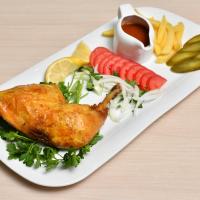 خوراک مرغ سرخ شده (ران)