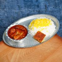 چلو خورشت قیمه بادمجان