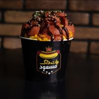 سیب زمینی سرخ شده و سوسیس