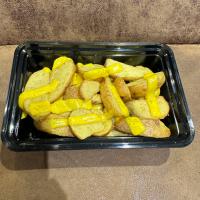 سیب زمینی تنوری با سس قارچ