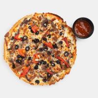 پیتزا سیر و استیک آمریکایی