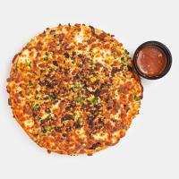 پیتزا گوشت و قارچ آمریکایی