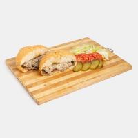 ماشروم برگر ذغالی