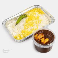 چلو خورشت فسنجان با مرغ پرسنلی