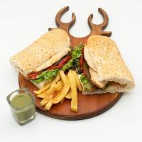 ساندویچ فیله مرغ گریل