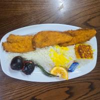 چلو فیله  مرغ سوخاری 