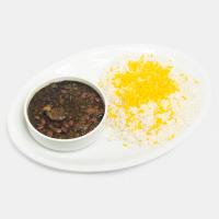 چلو خورشت قورمه سبزی