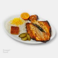 چلو ماهی  قزل الا کبابی