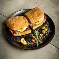 چاباتا نیمرو بیکن