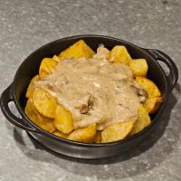 سیب زمینی با سس قارچ