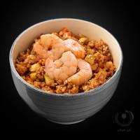 برنج سرخ شده با میگو